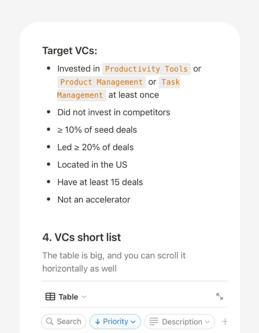 VC Analysis